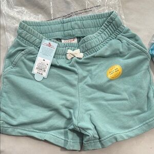 Cat & Jack Green Athletic Shorts with Elastic Waistband